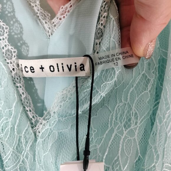 Alice and Olivia Gown Powder Blue NWT MSRP $595 - Picture 3 of 12